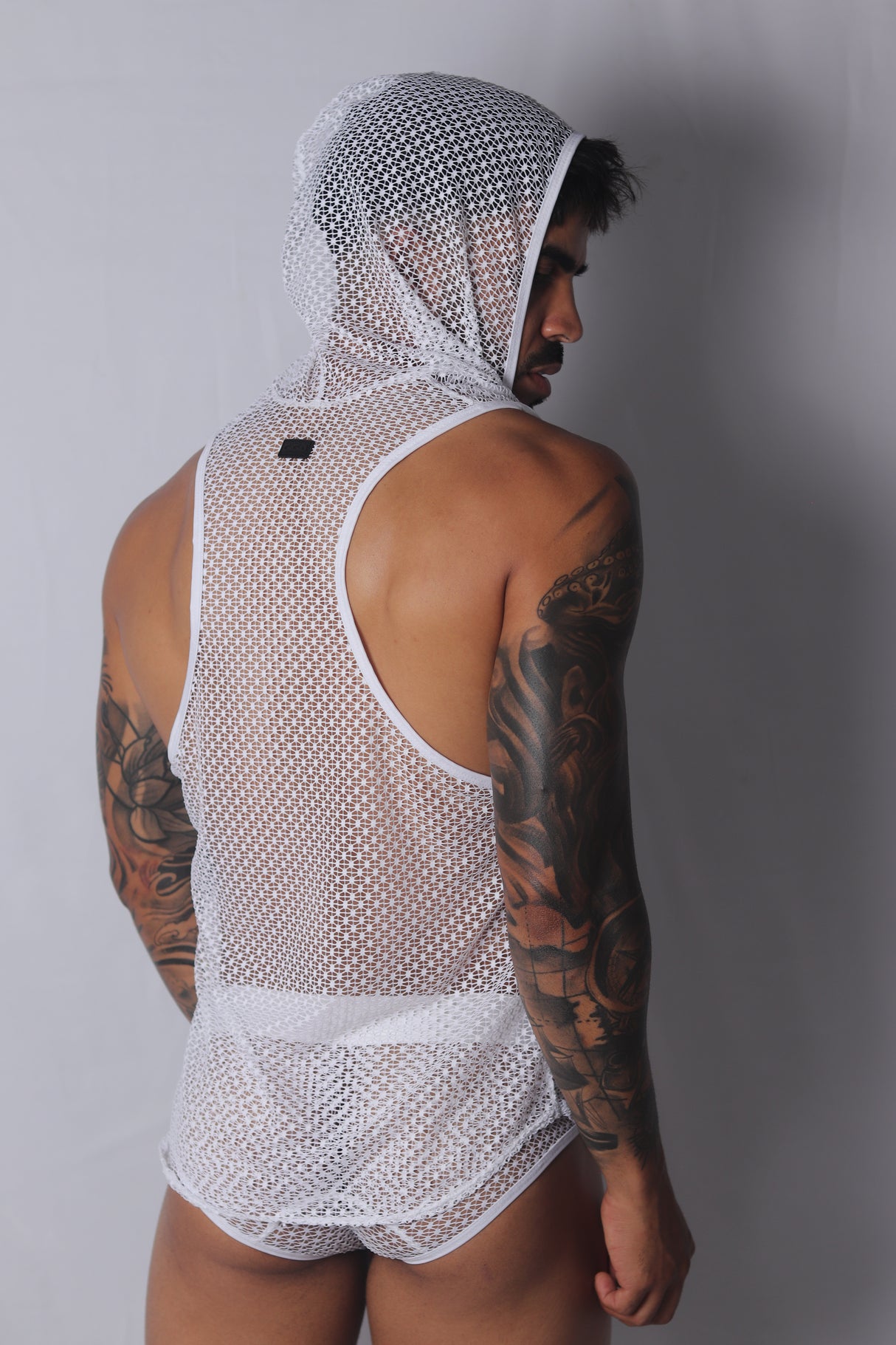 Gigo Provocative Hoody T Shirt White