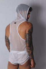 Gigo Provocative Hoody T Shirt White