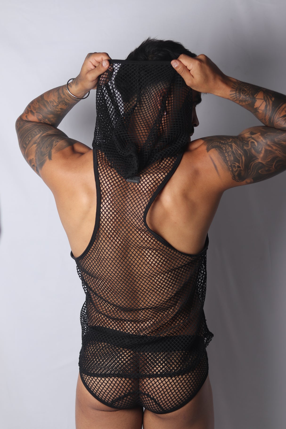 Gigo Provocative Hoody T Shirt Black