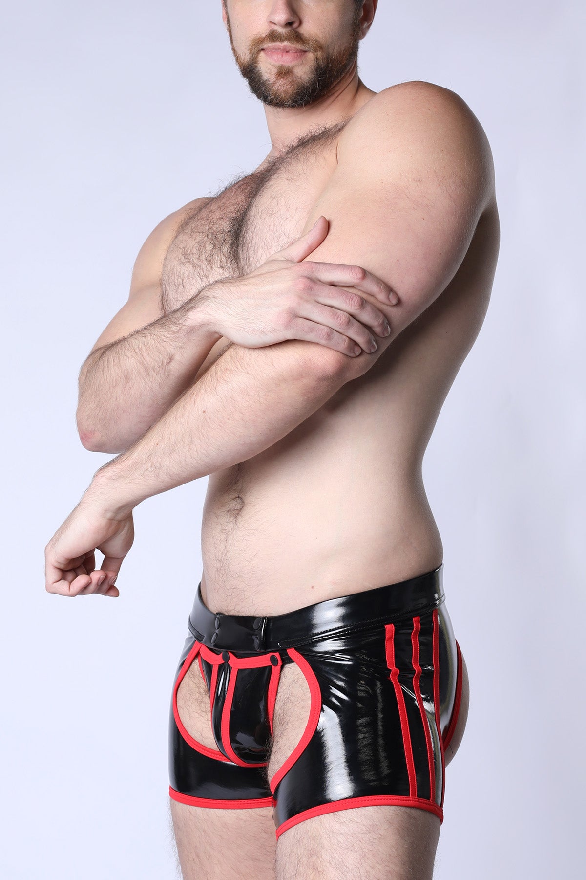 Cellblock 13 Iron Grip Chap Shorts Red