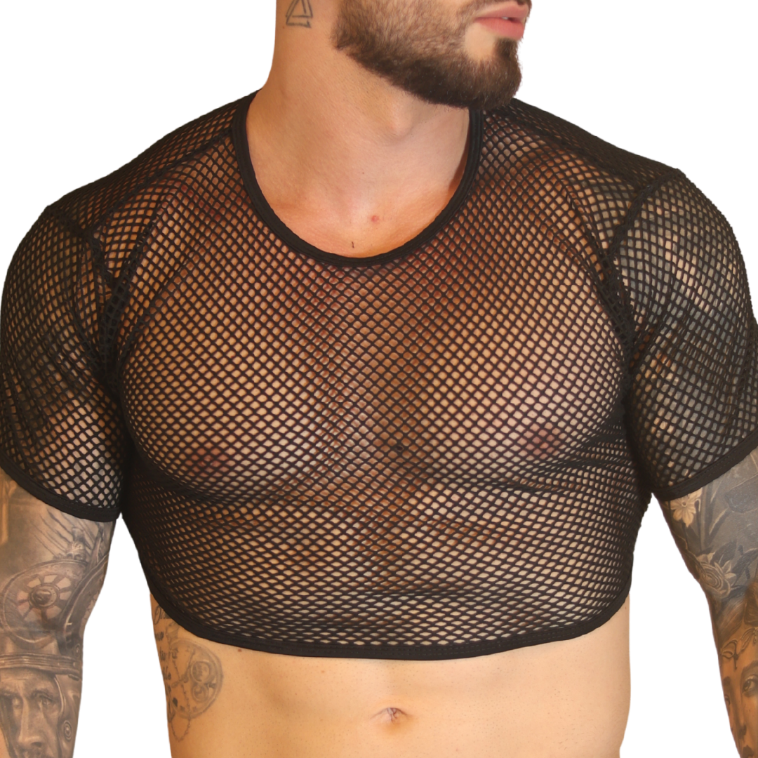 Gigo Island Crop Top Black