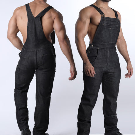 Cellblock 13 Jax Denim Overalls Black