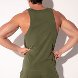 Code 22 Silken Tank Top Khaki