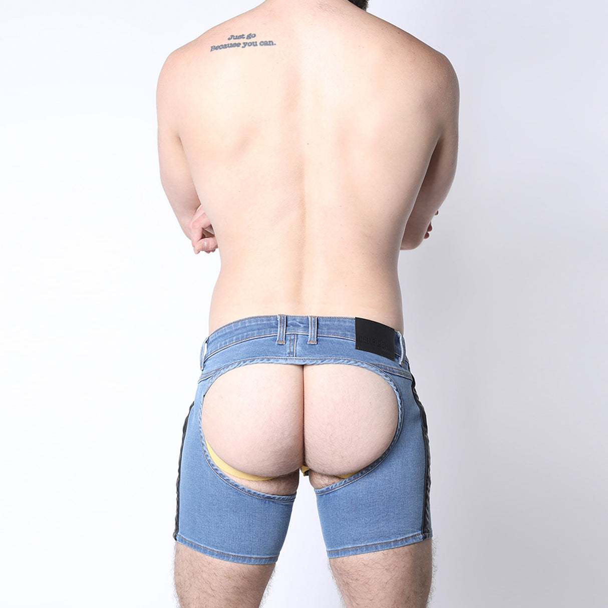 Cellblock 13 Terry Denim Chap Short Light Blue