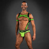 Mr S Leather Bold Colour All-Access Brief Lime