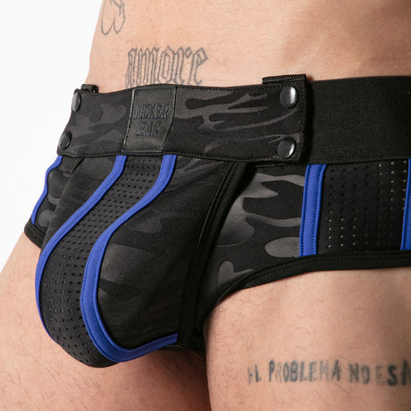 Locker Gear Full Access Military Jock Brief Blue