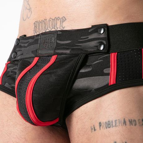 Locker Gear Full Access Military Jock Brief Red