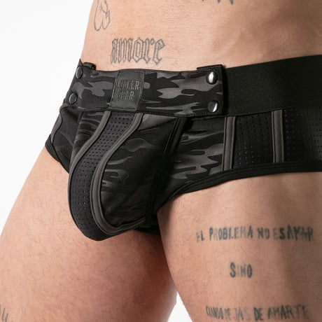 Locker Gear Full Access Military Jock Brief Black