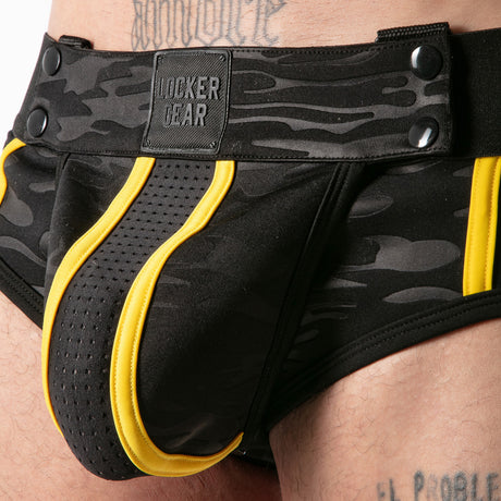 Locker Gear Full Access Military Jock Brief Yellow