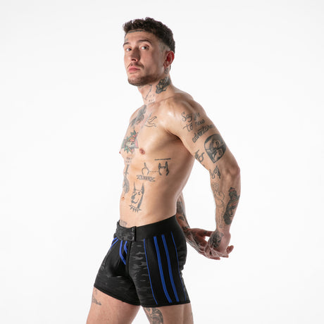 Locker Gear Full Access Military Fetish Short Blue