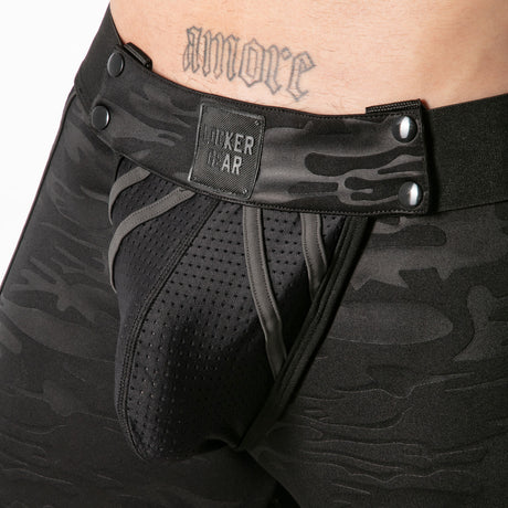 Locker Gear Full Access Military Fetish Short Black