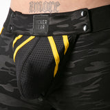 Locker Gear Full Access Military Fetish Short Yellow