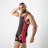 Locker Gear Open Access Singlet Red