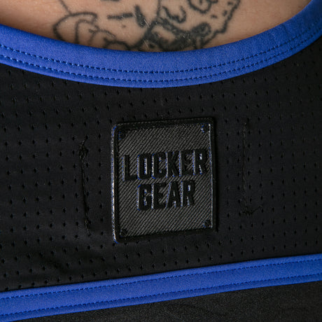 Locker Gear Full Access Military Tank Top Blue