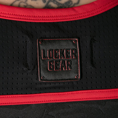 Locker Gear Full Access Military Tank Top Red