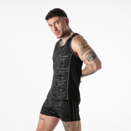 Locker Gear Full Access Military Tank Top Black