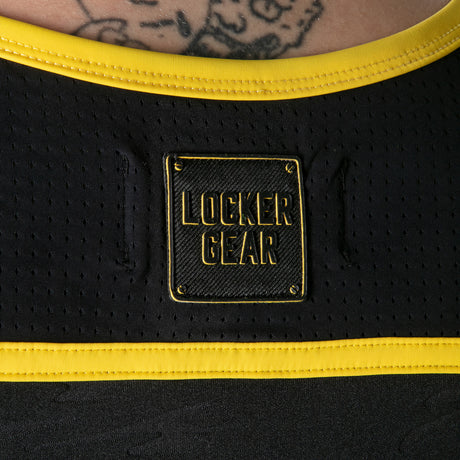 Locker Gear Full Access Military Tank Top Yellow