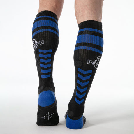 Locker Gear Military Knee High Socks Blue
