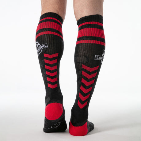 Locker Gear Military Knee High Socks Red