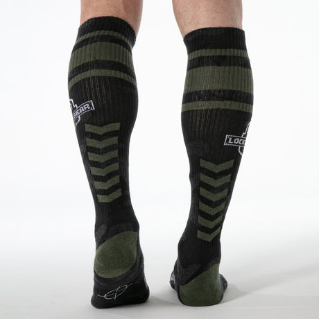 Locker Gear Military Knee High Socks Khaki