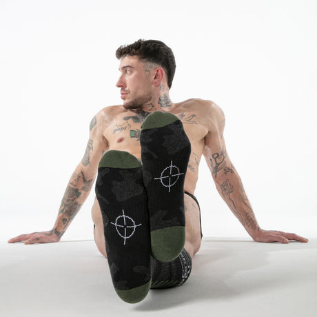 Locker Gear Military Knee High Socks Khaki