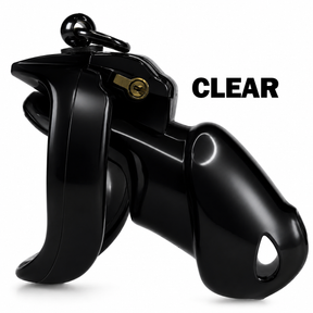 LOCK4D Advanced Comfort V5 Chastity Cage XXL Clear
