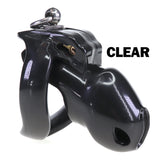 LOCK4D Advanced Comfort V6 Chastity Cage Small Clear