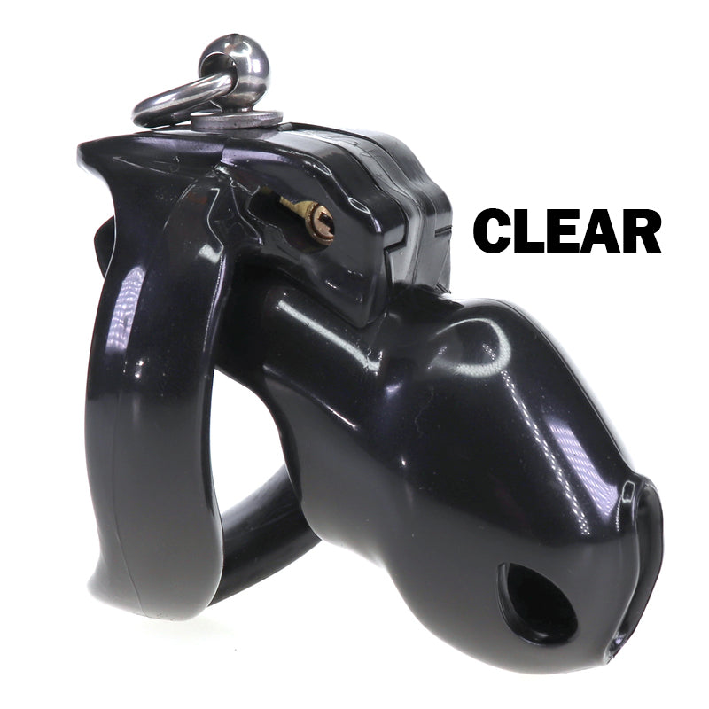 LOCK4D Advanced Comfort V6 Chastity Cage XL Clear