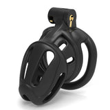 LOCK4D Armoured Flat Ring Chastity Cage