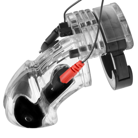 LOCK4D Electro Chastity Cage White