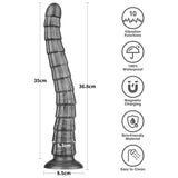 Vibrax Slider Annihilator Vibrating Dildo 14.5 Inch