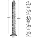 Vibrax Slider Wrecker Vibrating Dildo 16 Inch