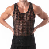 Leader Cruise Knit Tank Top Black