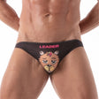 Leader ID Bikini Swim Briefs Bear Black