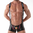 Leader ID Fetish Singlet Bear Black