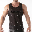 Leader ID Mesh Tank Top Pup Black