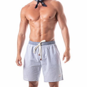 Leader Leisure Stripe Shorts Blue