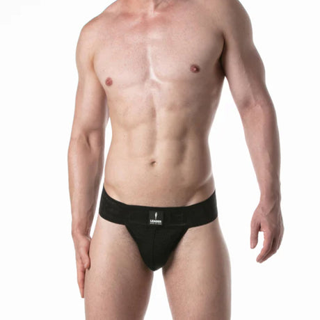 Leader Sport Mesh Jockstrap Black