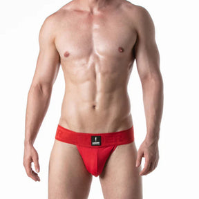Leader Sport Mesh Jockstrap Red