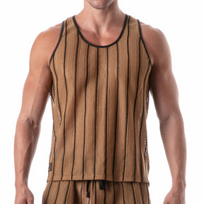 Leader Wanderlust Knit Tank Top Camel