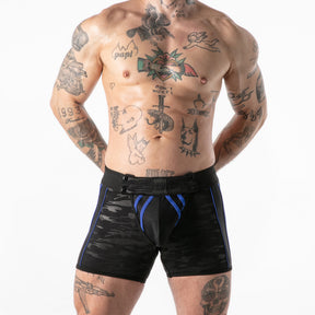 Locker Gear Full Access Military Fetish Short Blue