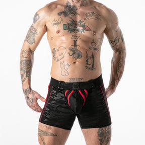 Locker Gear Full Access Military Fetish Short Red