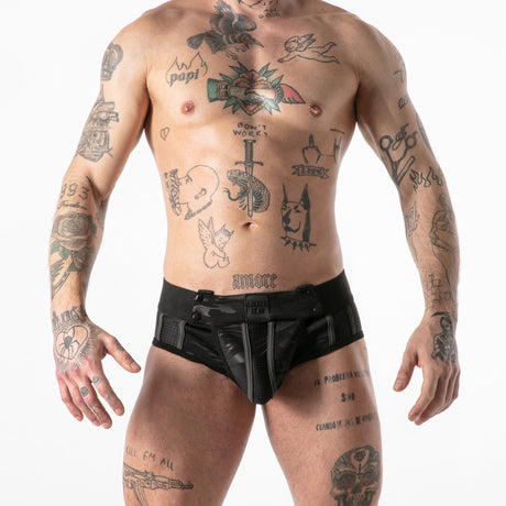 Locker Gear Full Access Military Jock Brief Black
