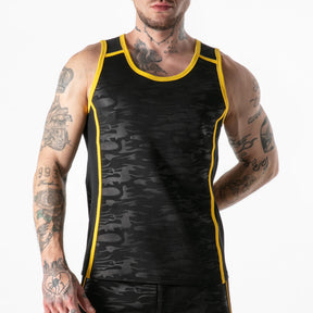Locker Gear Full Access Military Tank Top Yellow