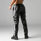 Locker Gear Leatherette Cargo Pants White