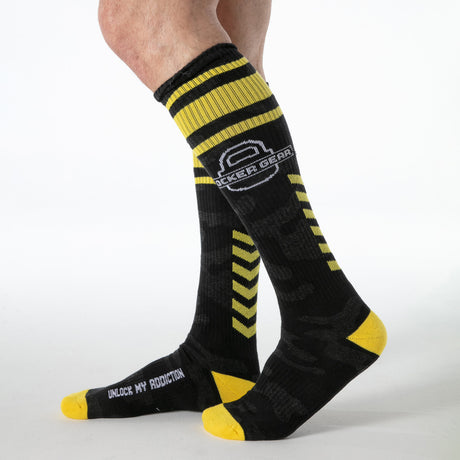 Locker Gear Military Knee High Socks Yellow
