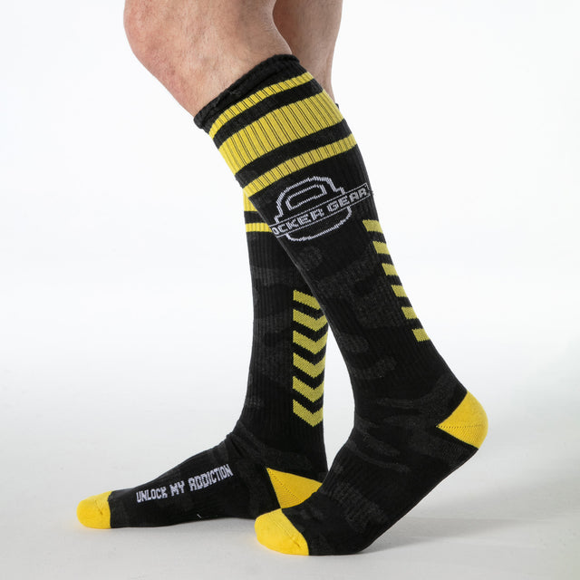 Locker Gear Military Knee High Socks Yellow