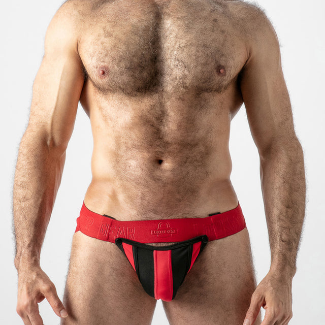 Locker Gear Open Access Jockstrap Red