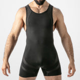 Locker Gear Open Access Singlet Black