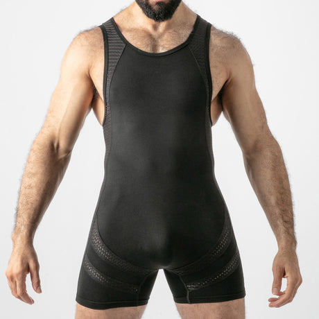 Locker Gear Open Access Singlet Black